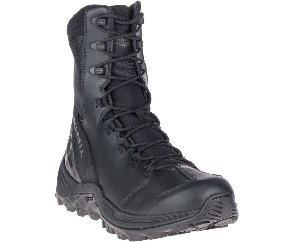 Merrell Boots Black - Rogue 8\" Waterproof Tactical - Mens 31TUECLWS